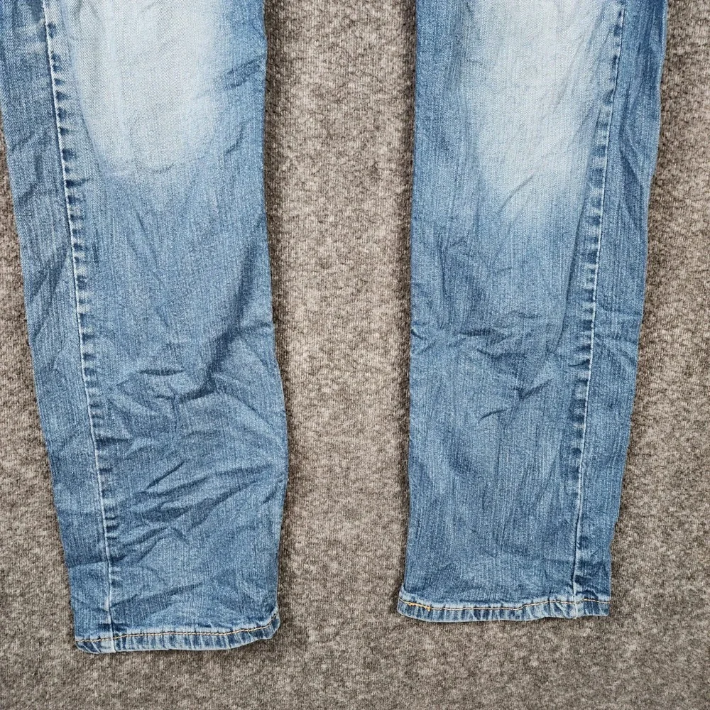 Levi's Jeans Mens 32x34 513 Slim Straight Light Wash Denim Blue 08513-0200 EUC
